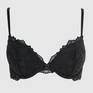 Jessica Lace Plunge Push Up Bra
